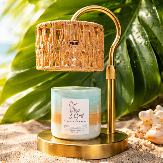 Wickless Sea Moss and Sage Candle