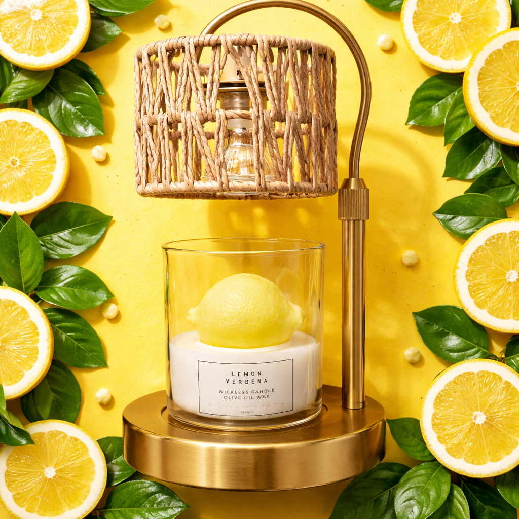 Wickless Lemon Verbena Lemon Candle