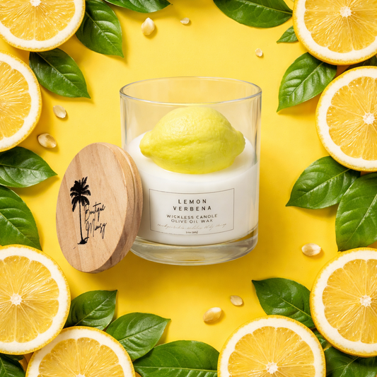 Wickless Lemon Verbena Lemon Candle