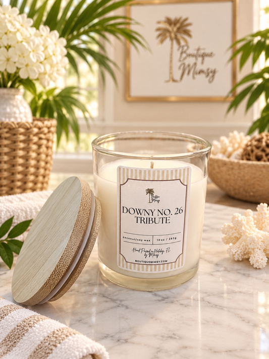 10oz Coconut Soy Wax, Downy No. 26 Tribute